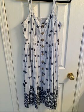 sleeveless keyhole tiered lace midi dress from anthro Anthropologie | Dresses | Anthropologie Nwt Sleeveless Keyhole Tiered Lace  Midi Dress Size 6